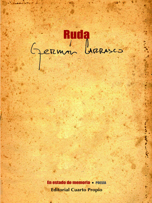 Title details for Ruda by Germán Carrasco - Available